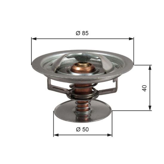 Obrázok Termostat chladenia GATES  TH51583G1