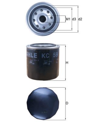 Obrázok Palivový filter KNECHT  KC59