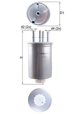 Obrázok Palivový filter KNECHT  KL1026