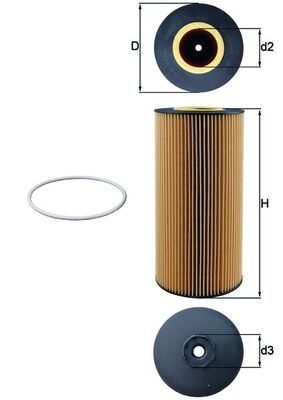 Obrázok Olejový filter KNECHT  OX348D