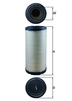 Obrázok Vzduchový filter KNECHT  LX1241