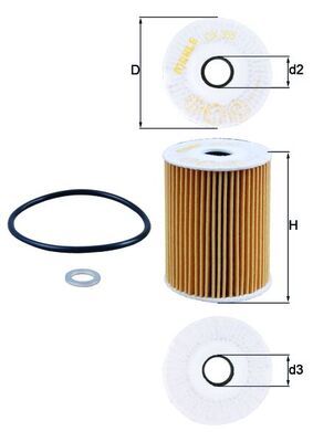 Obrázok Olejový filter KNECHT  OX355D