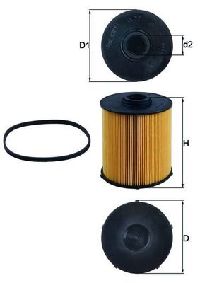 Obrázok Palivový filter KNECHT  KX70D