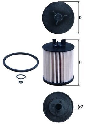 Obrázok Palivový filter KNECHT  KX861D