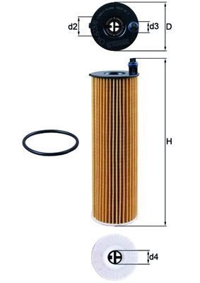 Obrázok Olejový filter KNECHT  OX8236D