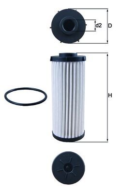 Obrázok Hydraulický filter automatickej prevodovky KNECHT  HX139D