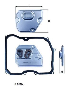 Obrázok Hydraulický filter automatickej prevodovky KNECHT  HX169KIT