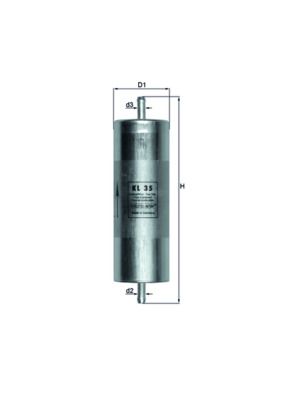 Obrázok Palivový filter KNECHT  KL35
