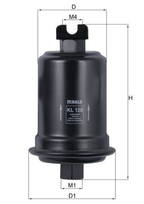 Obrázok Palivový filter KNECHT  KL128