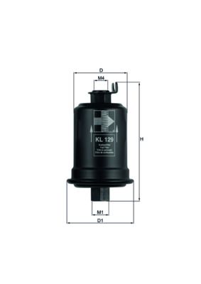 Obrázok Palivový filter KNECHT  KL129