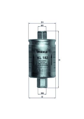 Obrázok Palivový filter KNECHT  KL182