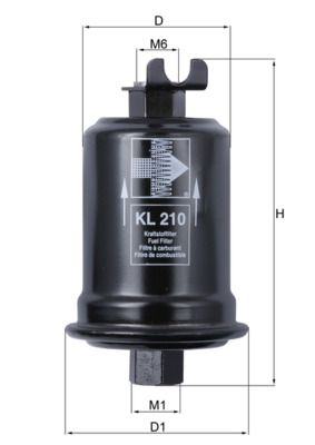 Obrázok Palivový filter KNECHT  KL210
