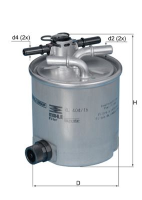 Obrázok Palivový filter KNECHT  KL40416