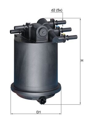 Obrázok Palivový filter KNECHT  KL414