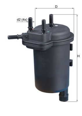 Obrázok Palivový filter KNECHT  KL430