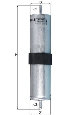 Obrázok Palivový filter KNECHT  KL477