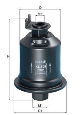 Obrázok Palivový filter KNECHT  KL509