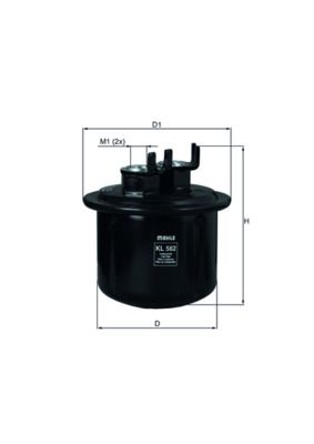 Obrázok Palivový filter KNECHT  KL562