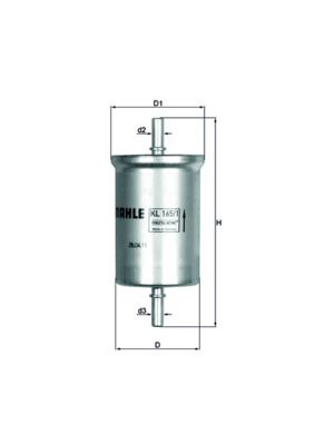 Obrázok Palivový filter KNECHT  KL1651