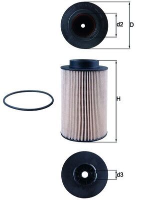 Obrázok Palivový filter KNECHT  KX1911D