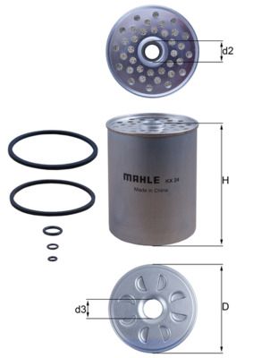 Obrázok Palivový filter KNECHT  KX24D