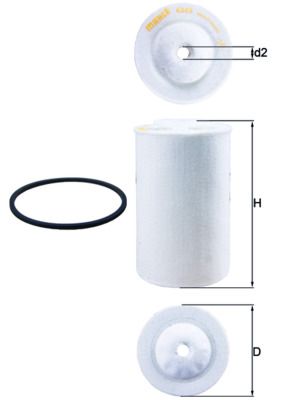 Obrázok Palivový filter KNECHT  KX65D