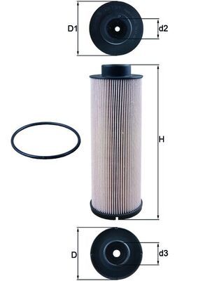 Obrázok Palivový filter KNECHT  KX731D