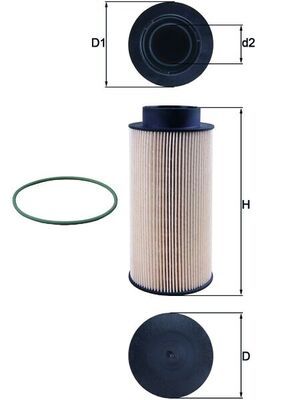 Obrázok Palivový filter KNECHT  KX1821D