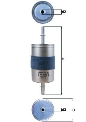Obrázok Palivový filter KNECHT  KL1055