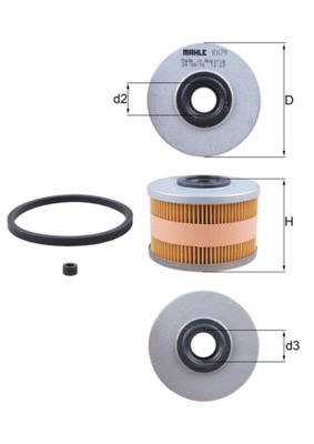 Obrázok Palivový filter KNECHT  KX79D