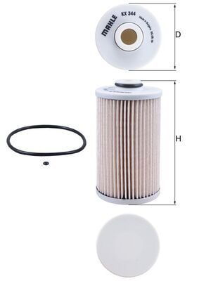 Obrázok Palivový filter KNECHT  KX344D
