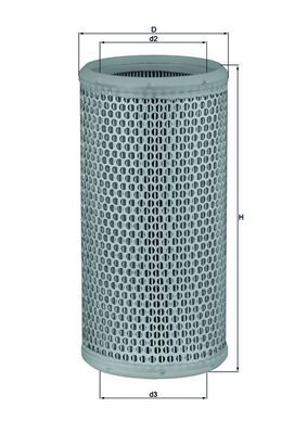 Obrázok Vzduchový filter KNECHT  LX519
