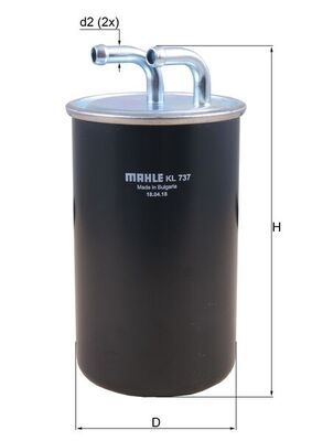 Obrázok Palivový filter KNECHT  KL737