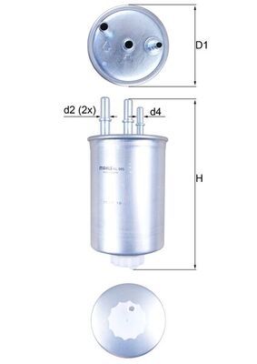 Obrázok Palivový filter KNECHT  KL505