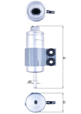 Obrázok Palivový filter KNECHT  KL510