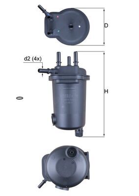 Obrázok Palivový filter KNECHT  KL632D