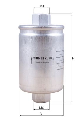 Obrázok Palivový filter KNECHT  KL158