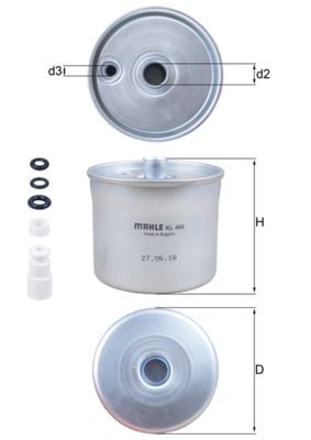 Obrázok Palivový filter KNECHT  KL468