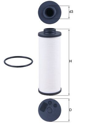 Obrázok Hydraulický filter automatickej prevodovky KNECHT  HX186D