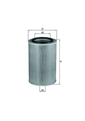 Obrázok Vzduchový filter KNECHT  LX345
