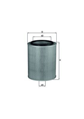 Obrázok Vzduchový filter KNECHT  LX531