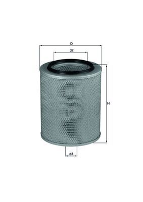 Obrázok Vzduchový filter KNECHT  LX562