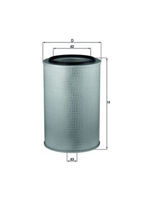 Obrázok Vzduchový filter KNECHT  LX626
