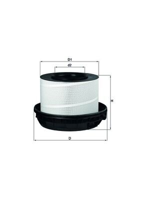 Obrázok Vzduchový filter KNECHT  LX8141