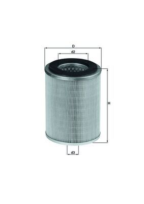 Obrázok Vzduchový filter KNECHT  LX830