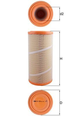Obrázok Vzduchový filter KNECHT  LX1142