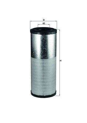 Obrázok Vzduchový filter KNECHT  LX1242
