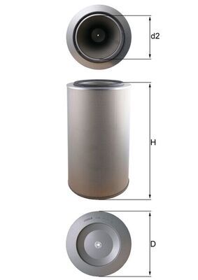 Obrázok Vzduchový filter KNECHT  LX1255