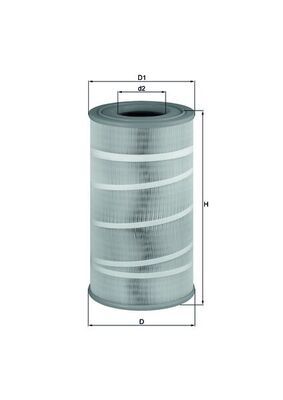 Obrázok Vzduchový filter KNECHT  LX72107
