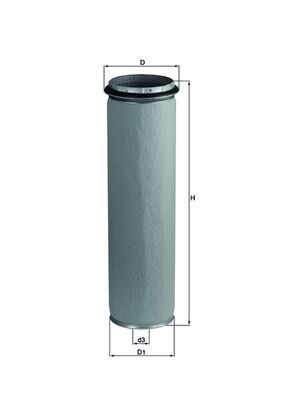 Obrázok Filter sekundárneho vzduchu KNECHT  LXS431